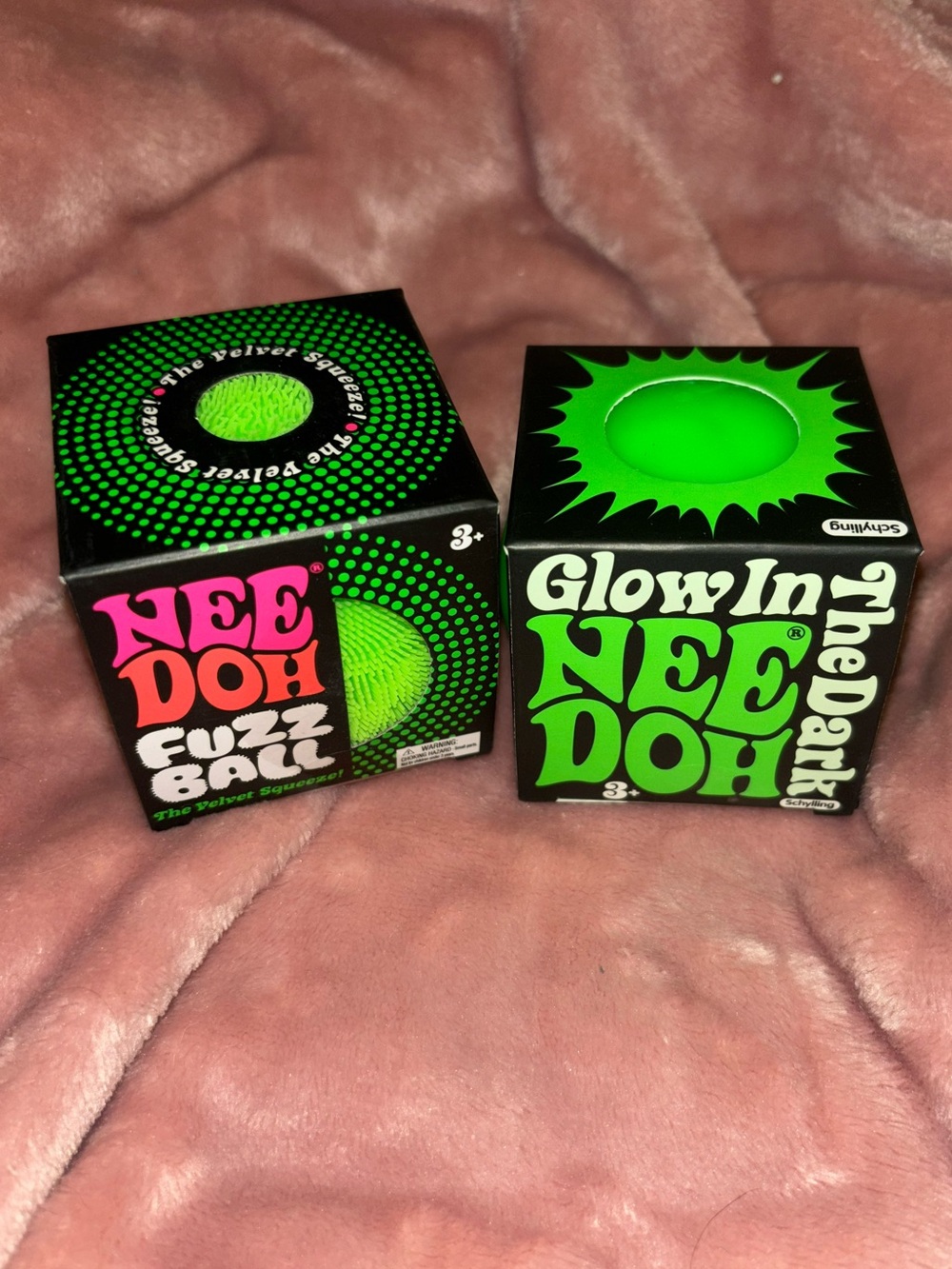needoh fuzz ball & glow in the dark